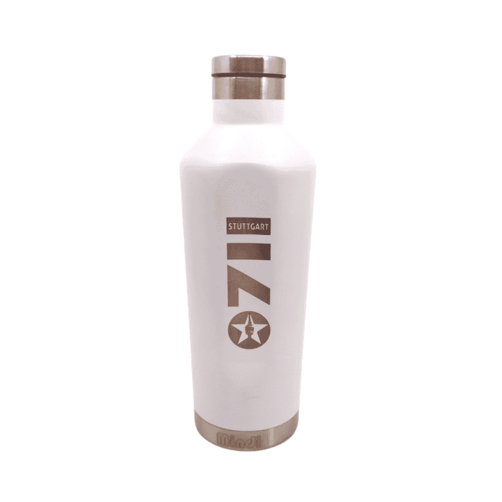 Thermoflasche "0711" weiß