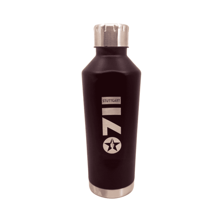 Thermoflasche "0711" schwarz
