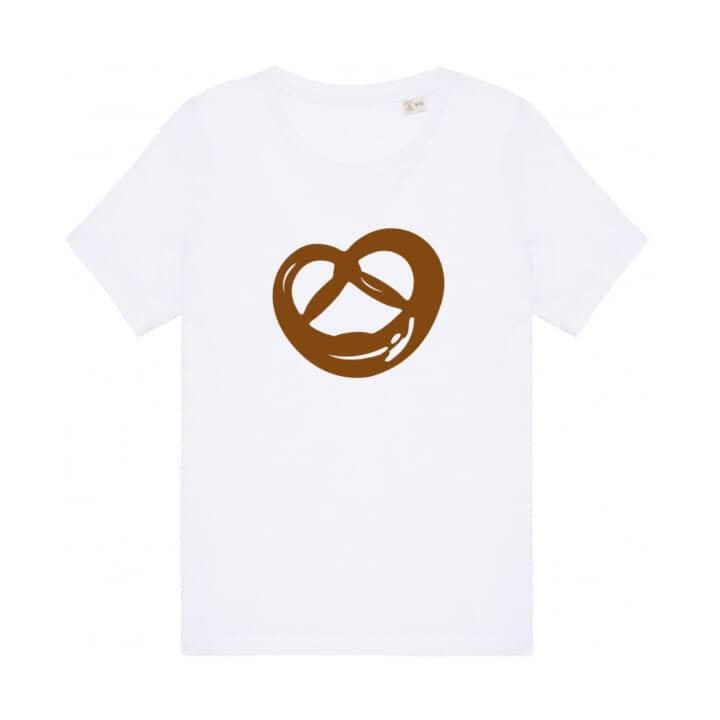 Kinder Shirt "Brezel" braun