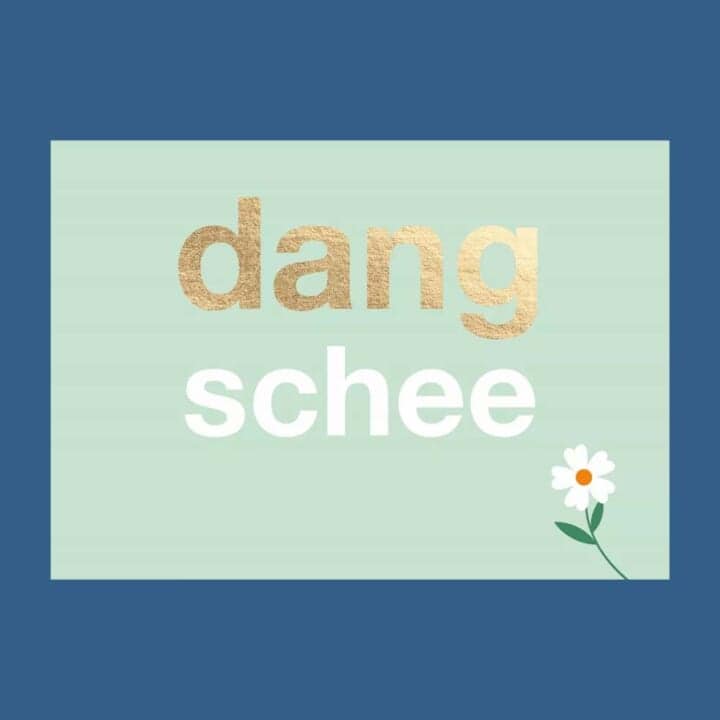Doppelkarte: dang schee