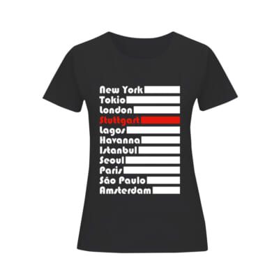 Stuttgart Shirt “Lieblingsstadt” weiß
